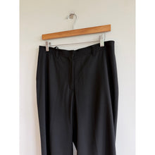 Load image into Gallery viewer, Jil Sander Vintage Wool Blend High Rise Straight Leg Trouser Pant Black 44