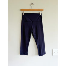 Load image into Gallery viewer, Lululemon Align Crop 19" High Rise Activewear Leggings Midnight Navy 6 NWT