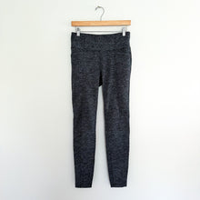 Load image into Gallery viewer, Athleta Herringbone Metro High Waisted Leggings Black M