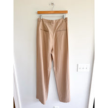 Load image into Gallery viewer, Reformation Mason Pleated Front High Rise Wide Leg Pants Tan 10 NWT