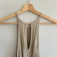Load image into Gallery viewer, Anthropologie Amadi Sleeveless Knit Midi Belted Halter Sweater Dress Beige XS
