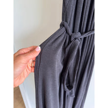 Load image into Gallery viewer, Anthropologie HD in Paris Sleeveless Halter Neck Wide Leg Jumpsuit Gray S
