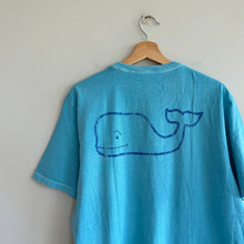 Load image into Gallery viewer, Vineyard Vines Vintage Whale Graphic Print Pocket T-Shirt Bora Blue S NWT
