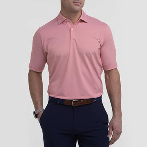 Fairway & Greene USA Mini Stripe Short Sleeve Golf Jersey Polo Shirt Red XL NWT