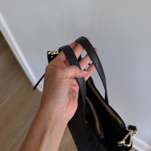 Load image into Gallery viewer, Kate Spade Dawn Place Velvet Kona Satchel Crossbody Bag Black
