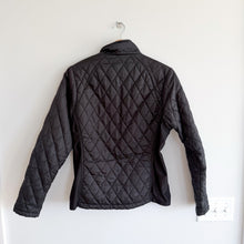 Load image into Gallery viewer, Marker Zip Up Quilted Moto Utility Jacket Black M
