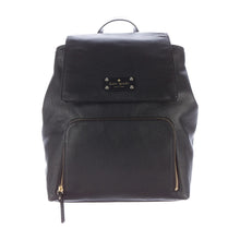 Load image into Gallery viewer, Kate Spade New York Remington Place Perri Pebbled Leather Backpack Black

