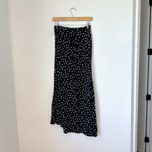 Load image into Gallery viewer, Free People Thats A Wrap High Rise Polka Dot Maxi Skirt Black White S
