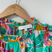 Load image into Gallery viewer, House Of Harlow 1960 Floral Print Flutter Sleeve Mini Dress Green Multi S
