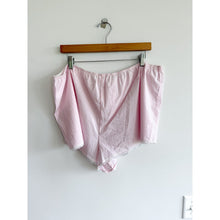 Load image into Gallery viewer, Skims Stretch Cotton Poplin Striped Tank Top Shorts Lounge Set Pink White XL
