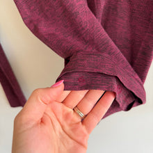 Load image into Gallery viewer, Lululemon Swiftly Tech Long Sleeve Crew Top Dark Adobe / Misty Merlot 6
