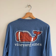 Load image into Gallery viewer, Vineyard Vines Football Whale Pocket Long Sleeve T-Shirt Moonshine L NWT
