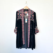 Load image into Gallery viewer, Johnny Was Claude Velvet Tier Duster Cardigan S NWT
