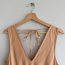 Load image into Gallery viewer, Anthropologie Maeve Tiered Colorblock Sleeveless Tie Back Maxi Dress 10
