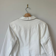 Load image into Gallery viewer, Anthropologie Single-Breasted Notch Lapel Long Sleeve Blazer White 12
