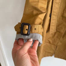 Load image into Gallery viewer, J. Crew City Double-Breasted Mid-Length Trench Coat Camel 8
