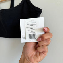 Load image into Gallery viewer, Beyond Yoga Spacedye Slim Racerback Activewear Sports Bra Darkest Night L NWT

