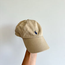 Load image into Gallery viewer, Polo Ralph Lauren Kid&#39;s Embroidered Logo Baseball Cap Tan One Size
