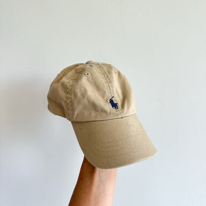 Polo Ralph Lauren Kid's Embroidered Logo Baseball Cap Tan One Size
