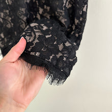 Load image into Gallery viewer, Diane Von Furtenberg Colleen 3/4 Sleeve Lace Mini Dress Black 4
