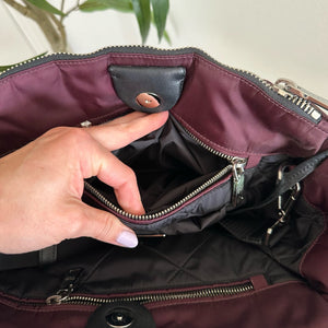 PRADA Tessuto Padded Hand Bag & Crossbody Red