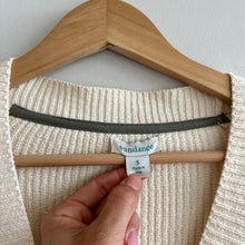Load image into Gallery viewer, Sundance Sunset Moments Button Front Ombre Cardigan Cream/Pink S
