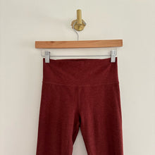 Load image into Gallery viewer, Vuori Elavation Pull On High Rise Cropped Activewear Leggings Red XS
