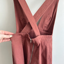 Load image into Gallery viewer, Forever 21 Empire West V-Neck A-line Mini Dress Mauve M
