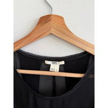 Load image into Gallery viewer, Helmut Lang Ghost Silk Sleeveless Crew Neck Sheer Tank Top Black L
