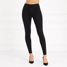 Load image into Gallery viewer, Spanx Ankle Skinny Pull-On Jeans in Clean Black L
