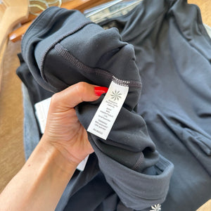 Athleta Relay Tight 2.0 Pull On High Rise Leggings Black L NWT