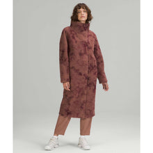Load image into Gallery viewer, Lululemon Lab Textured Fleece Coat Diamond Dye Dusty Bronze Pelt 10 NWT
