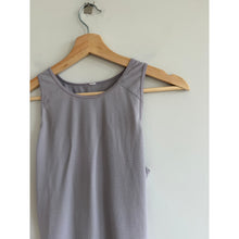 Load image into Gallery viewer, Lululemon Open Up Crew Neck Activewear Tank Top Heathered Lavender Grey
