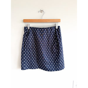 Tory Sport Logo Pattern Performance Golf Activewear Skort Blue S