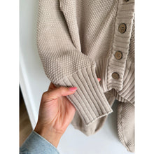 Load image into Gallery viewer, FP BEACH Hailee Knit Button Front Oversized Casual Cardigan Set Brown S
