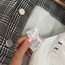 Load image into Gallery viewer, Adriano Goldschmied Evonne Houndstooth Cropped Button Front Jacket XS
