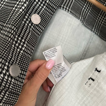 Load image into Gallery viewer, Adriano Goldschmied Evonne Houndstooth Cropped Button Front Jacket XS
