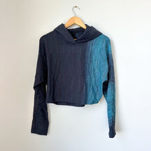 Load image into Gallery viewer, Lululemon Varsa Lab Ombre Hoodie Pullover Aurora Glow Jacquard Black Navy S
