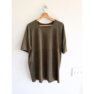 Lululemon Metal Vent Tech Short Sleeve 2.0 Activewear T-Shirt Green XXL