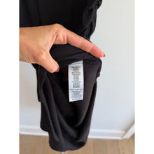 Load image into Gallery viewer, Michael Stars Wren Ribbed Crew Neck Sleeveless Bodycon Midi Dress Black M
