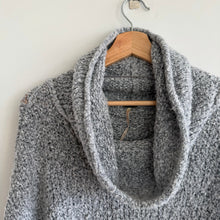 Load image into Gallery viewer, Free People Bff Loopy-Knit Cowl Neck Pullover Sweater Gray S
