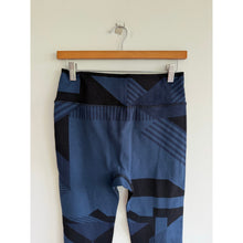 Load image into Gallery viewer, Sweaty Betty Power 7/8 Geometric Pattern High Rise Activewear Leggings Blue XL

