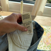 Load image into Gallery viewer, Agolde Parker Distressed Denim High Rise Cut Off Shorts Blue 32
