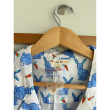 Load image into Gallery viewer, Roller Rabbit Romy The Rabbit Livy Pajama Shorts Set Blue L NWT
