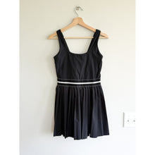 Load image into Gallery viewer, All In Motion Pleated Sleeveless Activewear Tennis Mini Dress Black S
