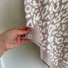 Load image into Gallery viewer, Barefoot Dreams CozyChic Ultra Lite Ocean Breeze Poncho in Faded Rose Animal OS
