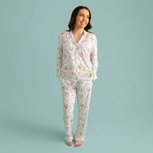 Load image into Gallery viewer, Posh Peanut Cereal Collection Luxe Long Sleeve Pajama Pants Set Blue Multi S
