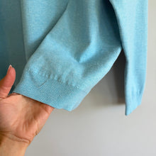 Load image into Gallery viewer, Peter Millar Coolspun Lite Cotton Quarter-Zip Sweater Blue XL
