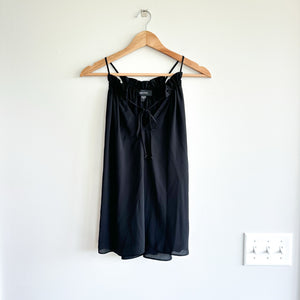 Karen Kane Keyhole Tank Top Blouse Black L NWT