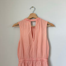 Load image into Gallery viewer, Cloth &amp; Stone Sleeveless Crew Neck Mini Dress Coral XS
